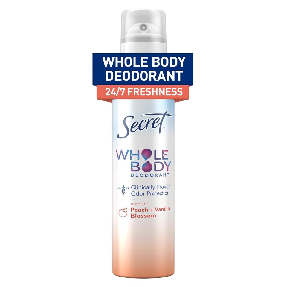 Aluminum Free Whole Body Deodorant Spray