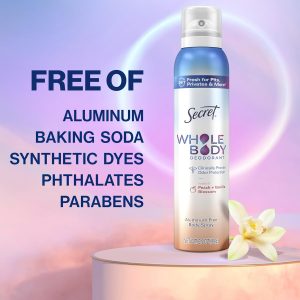 Aluminum Free Whole Body Deodorant Spray