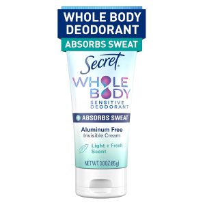 Aluminum Free Whole Body Deodorant Dry Feel Cream