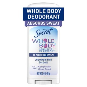 Aluminum Free Whole Body Deodorant Dry Feel Stick
